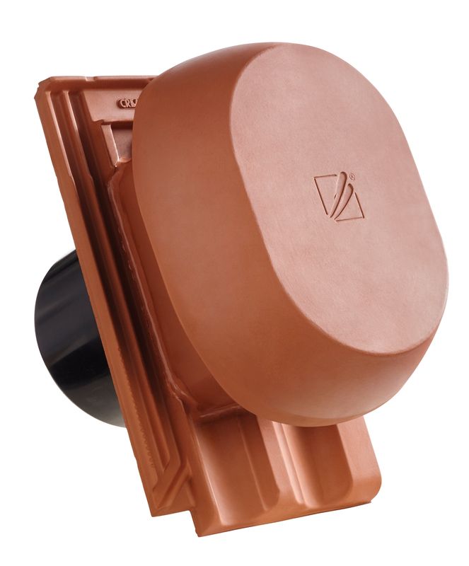 RAT HÖN SIGNUM keramischer Wrasenlüfter DN 200 mm inkl. Unterdachanschlussadapter