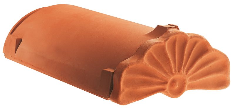 Gratanfänger keramisch mit Muschelform PF LEN (Ton)