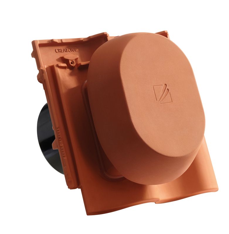 MEL SIGNUM keramischer Wrasenlüfter DN 200 mm inkl. Unterdachanschlussadapter
