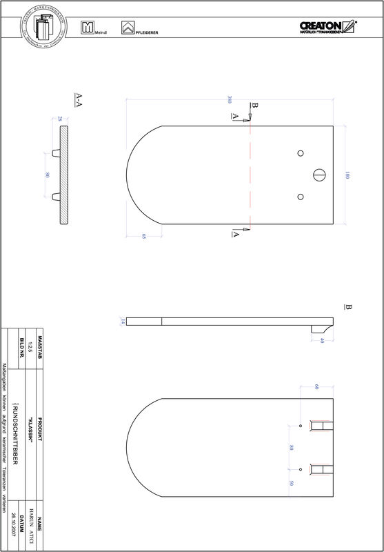 Produkt CAD-Datei KLASSIK Rundschnitt RUND-1-1