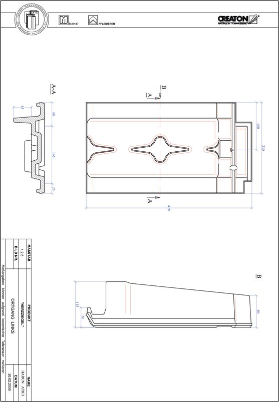 Produkt CAD-Datei HERZZIEGEL Ortgang links OGL
