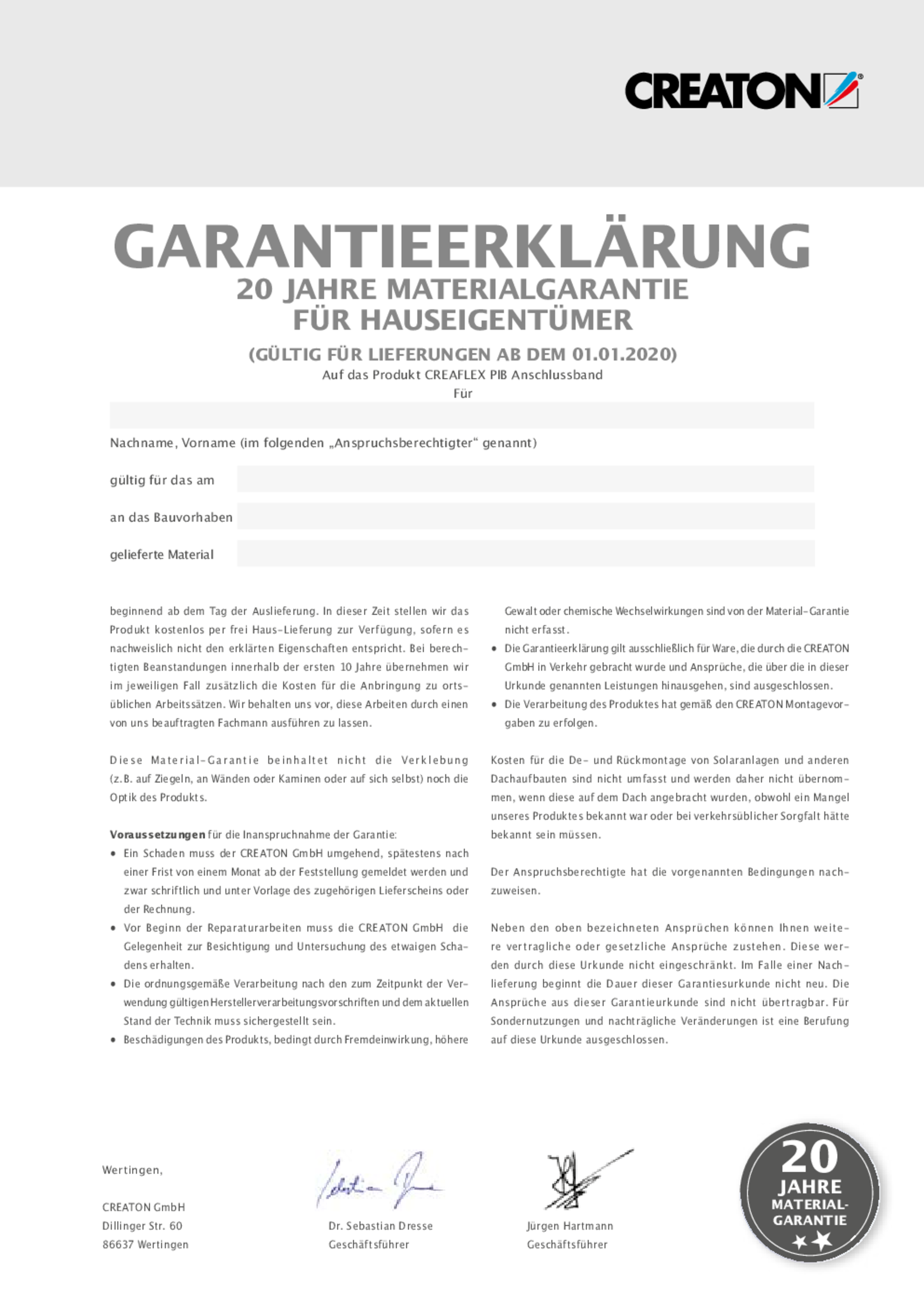 DOK_PRO_Garantieurkunde-CreaFlex-PIB-02-2021-DE_#SALL_#AQU_#V1.pdf