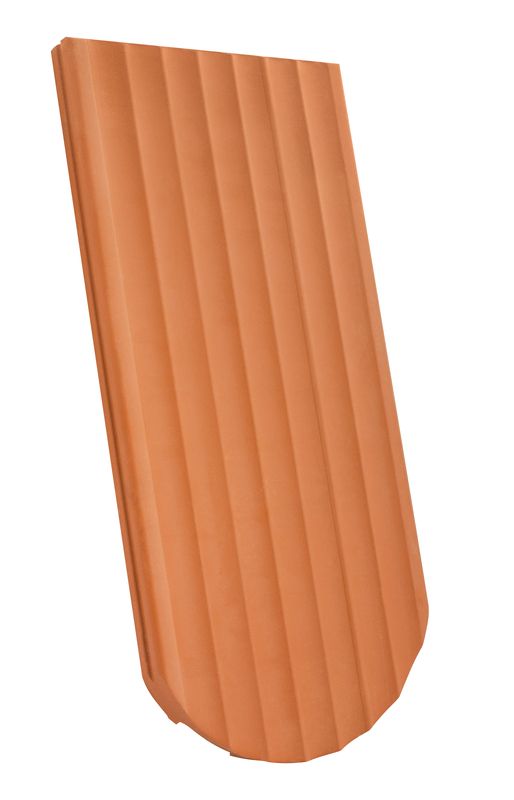 Biber Rundschnitt gewellt Flächenlüfterziegel LQ 10 cm²