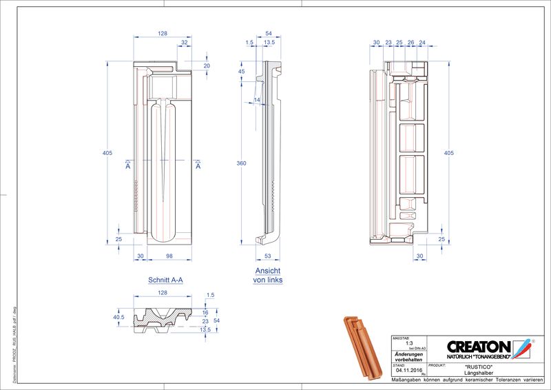 Produkt CAD-Datei RUSTICO Längshalber LH