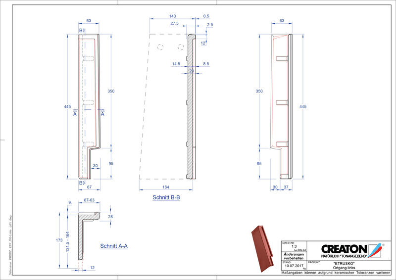 Produkt CAD-Datei ETRUSKO Ortgang links OGL