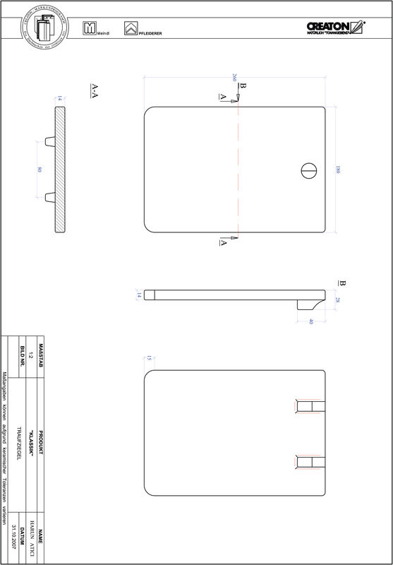 Produkt CAD-Datei KLASSIK Rundschnitt RUND-TRAUFZIEGEL