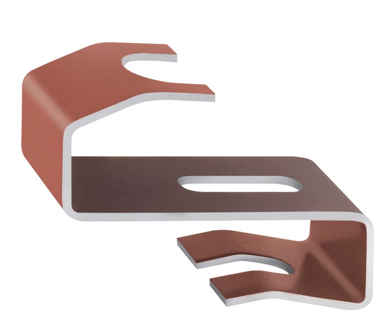 Firstklammer Aluminium Universal-Pultdachziegel