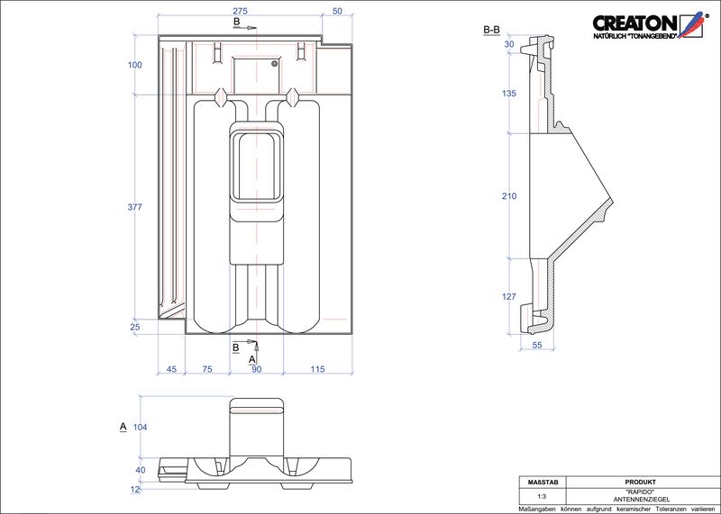 Produkt CAD-Datei RAPIDO Antenne ANTENNE