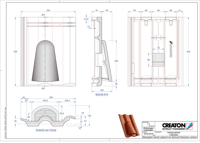 Produkt CAD-Datei HEIDELBERG Lüfterstein Luefterstein