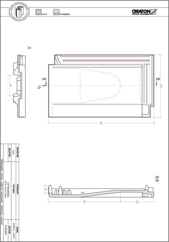 Produkt CAD-Datei TERRA OPTIMA Lüfterziegel LUEFTZ