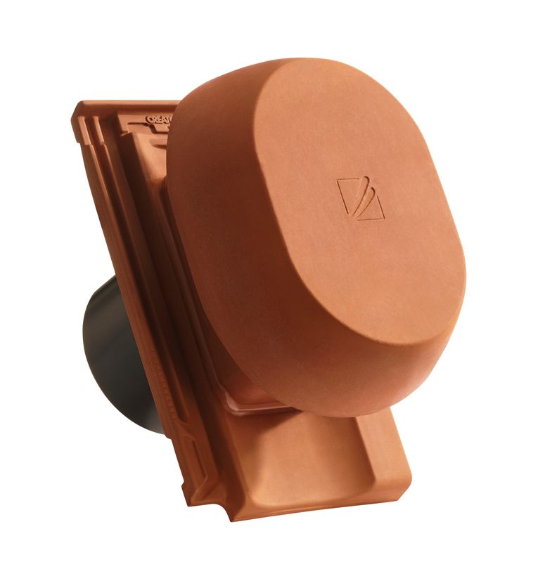 CAN SIGNUM keramischer Wrasenlüfter DN 200 mm inkl. Unterdachanschlussadapter