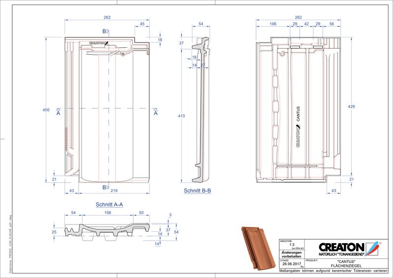 Produkt CAD-Datei CANTUS Fläche FLA