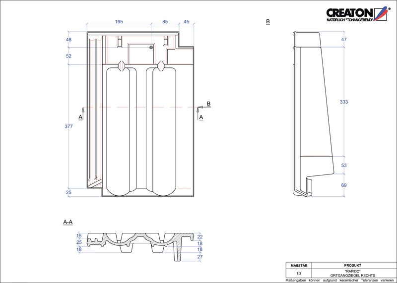 Produkt CAD-Datei RAPIDO Ortgang rechts OGR