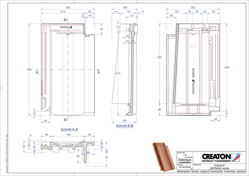 Produkt CAD-Datei CANTUS Ortgang rechts OGR