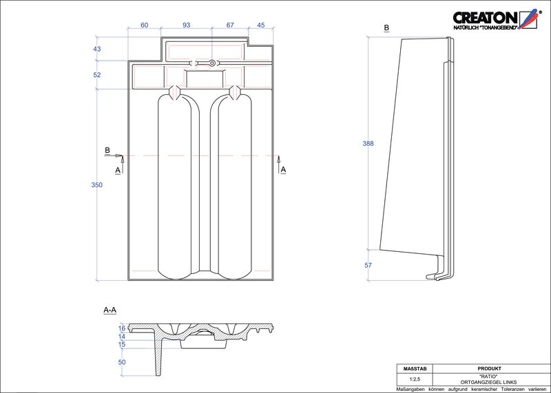 Produkt CAD-Datei RATIO Ortgang links OGL