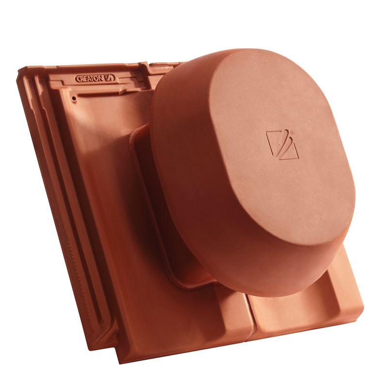 OPT SIGNUM keramischer Wrasenlüfter DN 200 mm inkl. Unterdachanschlussadapter