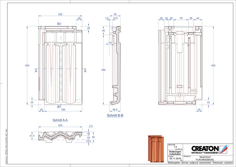 Produkt CAD-Datei RUSTICO Fläche FLA