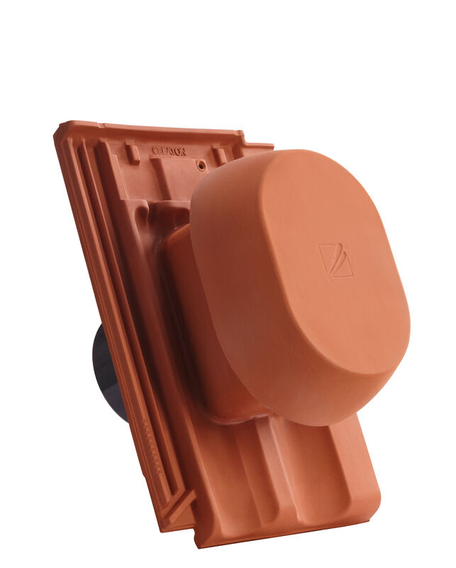 RAP SIGNUM keramischer Wrasenlüfter DN 160 mm inkl. Unterdachanschlussadapter