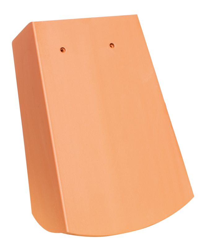 AMBIENTE Segmentschnitt Ortgangziegel 1 1/4 rechts mit langem Seitenlappen ca. 11 cm
