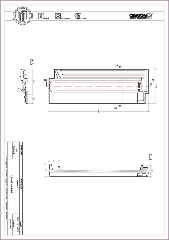 Produkt CAD-Datei TERRA OPTIMA Längshalber LH