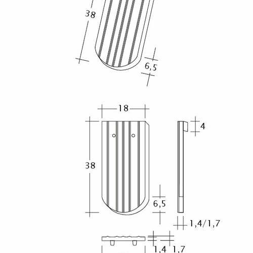Produkt technische Zeichnung PROFIL Rillen-1-1