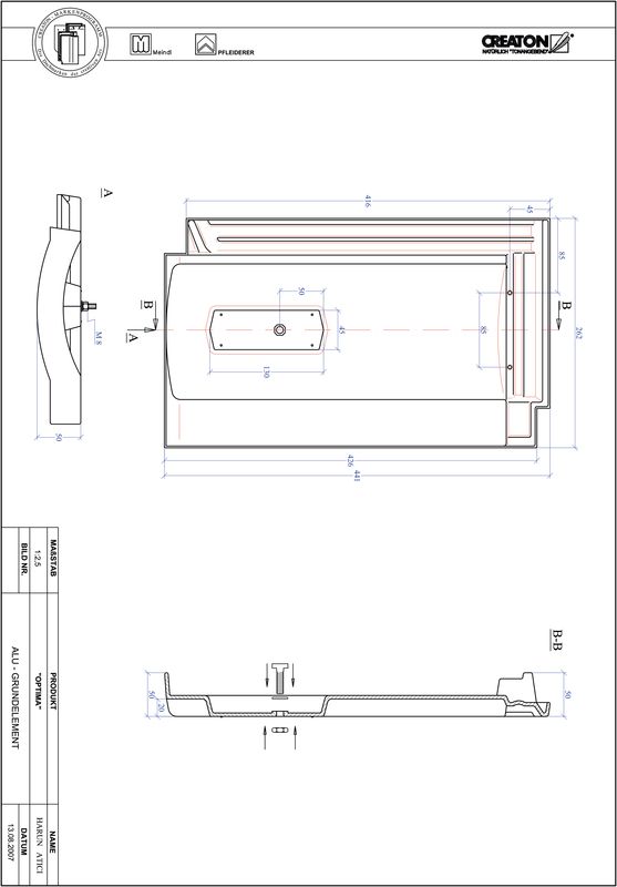 Produkt CAD-Datei TERRA OPTIMA Grundalu GRUNDALU
